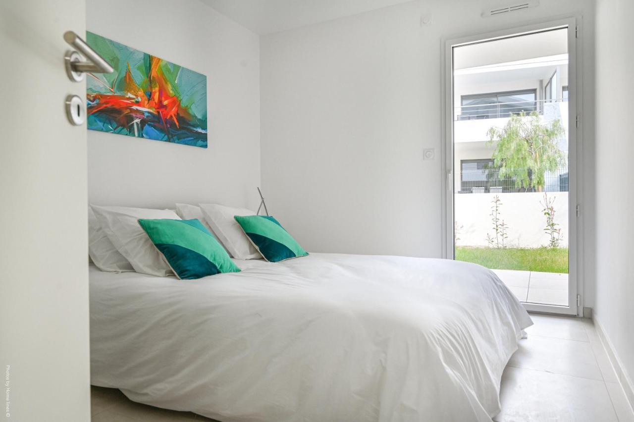 T4 NEUF - JARDIN-TERRASSE ET PISCINE – ACCÈS DIRECT PLAGES ET CENTRE VILLAGE – App C 12 Saint-Cyr-sur-Mer Eksteriør bilde